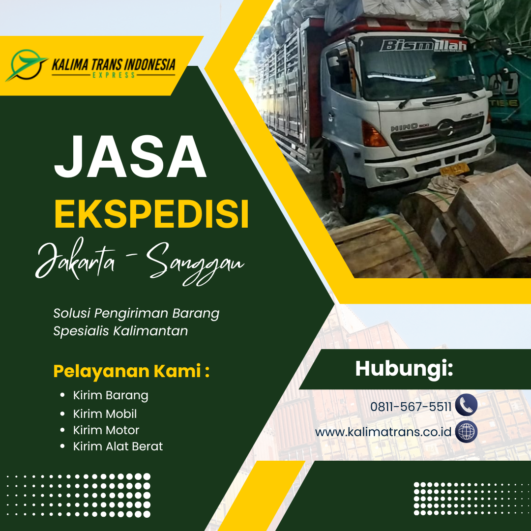 Jasa ekspedisi jakarta sanggau