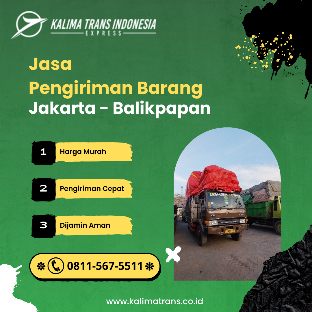 pengiriman barang jakarta balikpapan